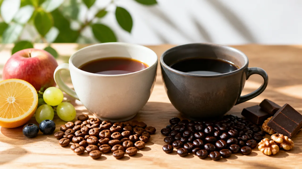 コーヒーの浅煎りと深煎りの違いは?味や香り、選び方を解説