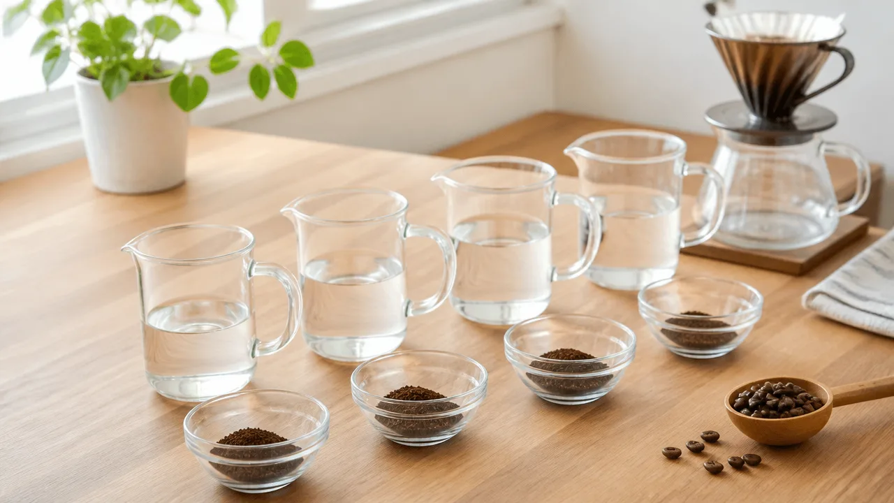 コーヒー粉とお湯の割合は?1杯分の目安と好みに合わせる淹れ方