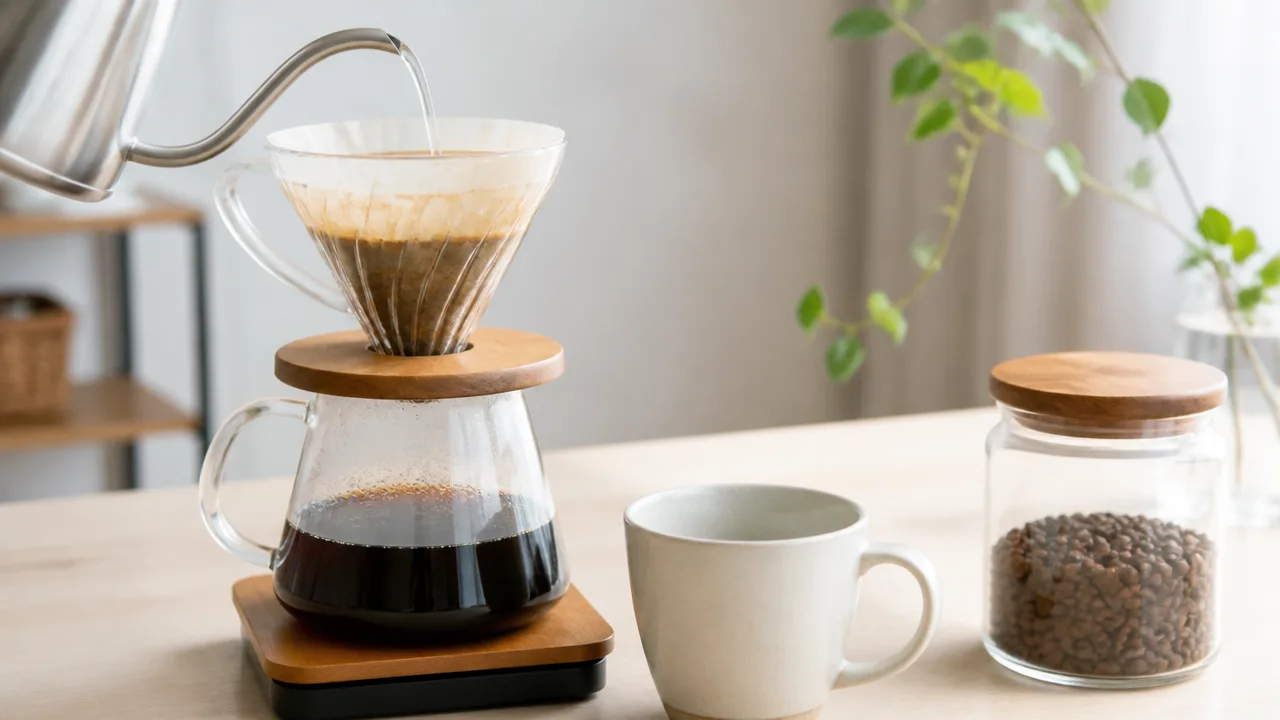 コーヒー粉とお湯の割合は?1杯分の目安と好みに合わせる淹れ方