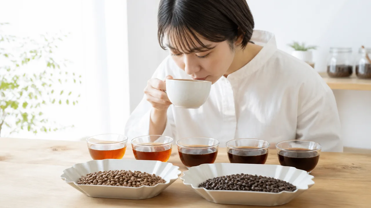 コーヒーの浅煎りと深煎りの違いは?味や香り、選び方を解説