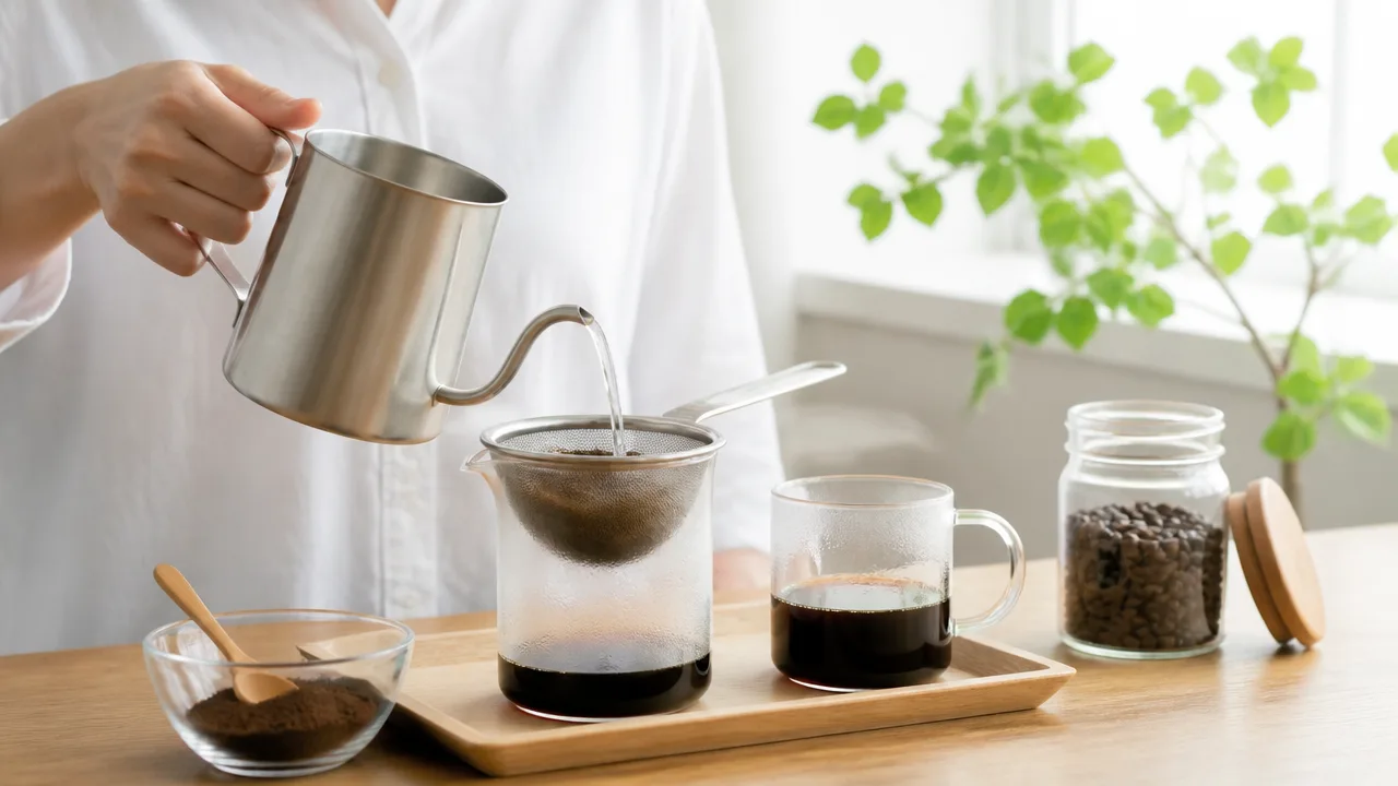 コーヒーはドリッパーなしでも淹れられる?身近な道具で簡単代用