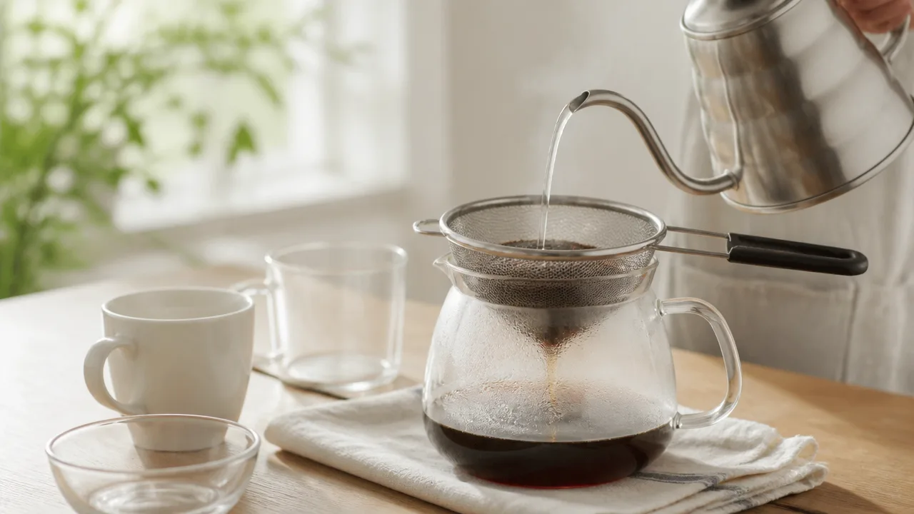 コーヒーはドリッパーなしでも淹れられる?身近な道具で簡単代用