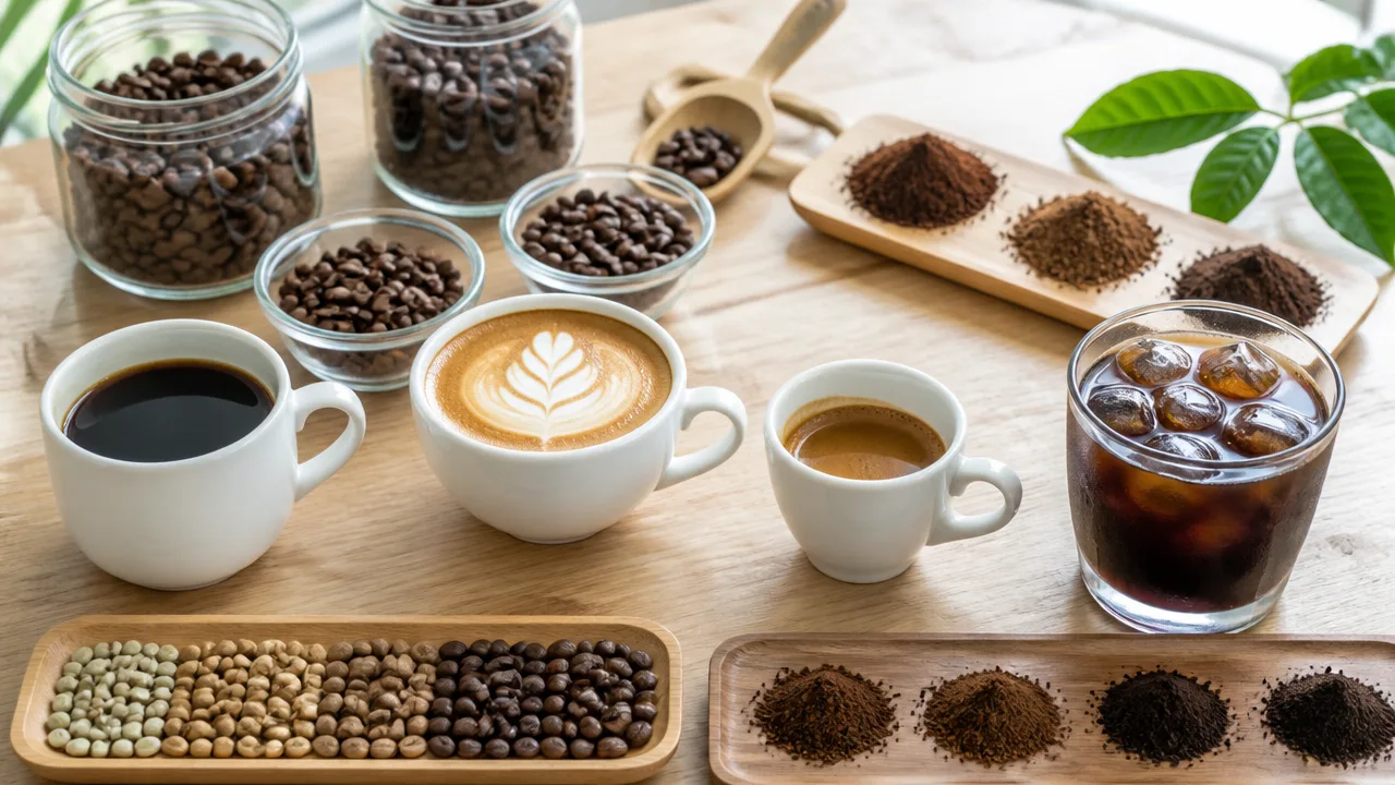 コーヒーの種類を初心者向けに解説、好みの一杯を選ぶ基本ガイド