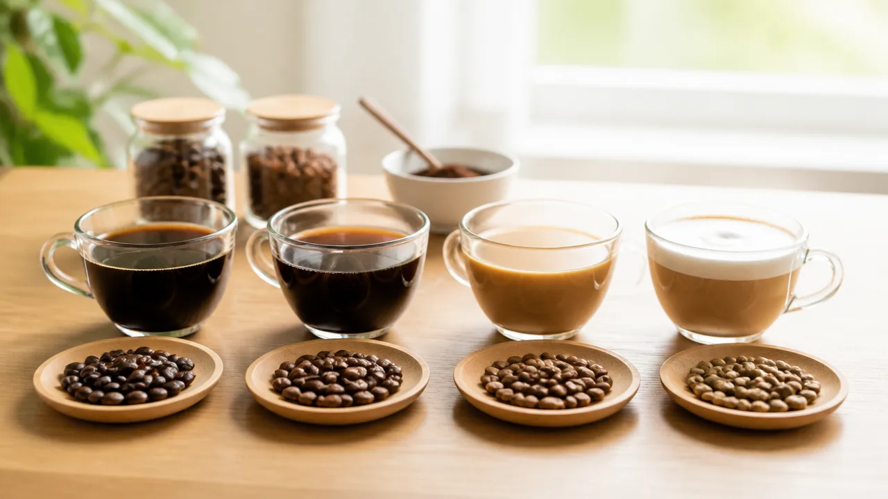 コーヒーの種類を初心者向けに解説、好みの一杯を選ぶ基本ガイド