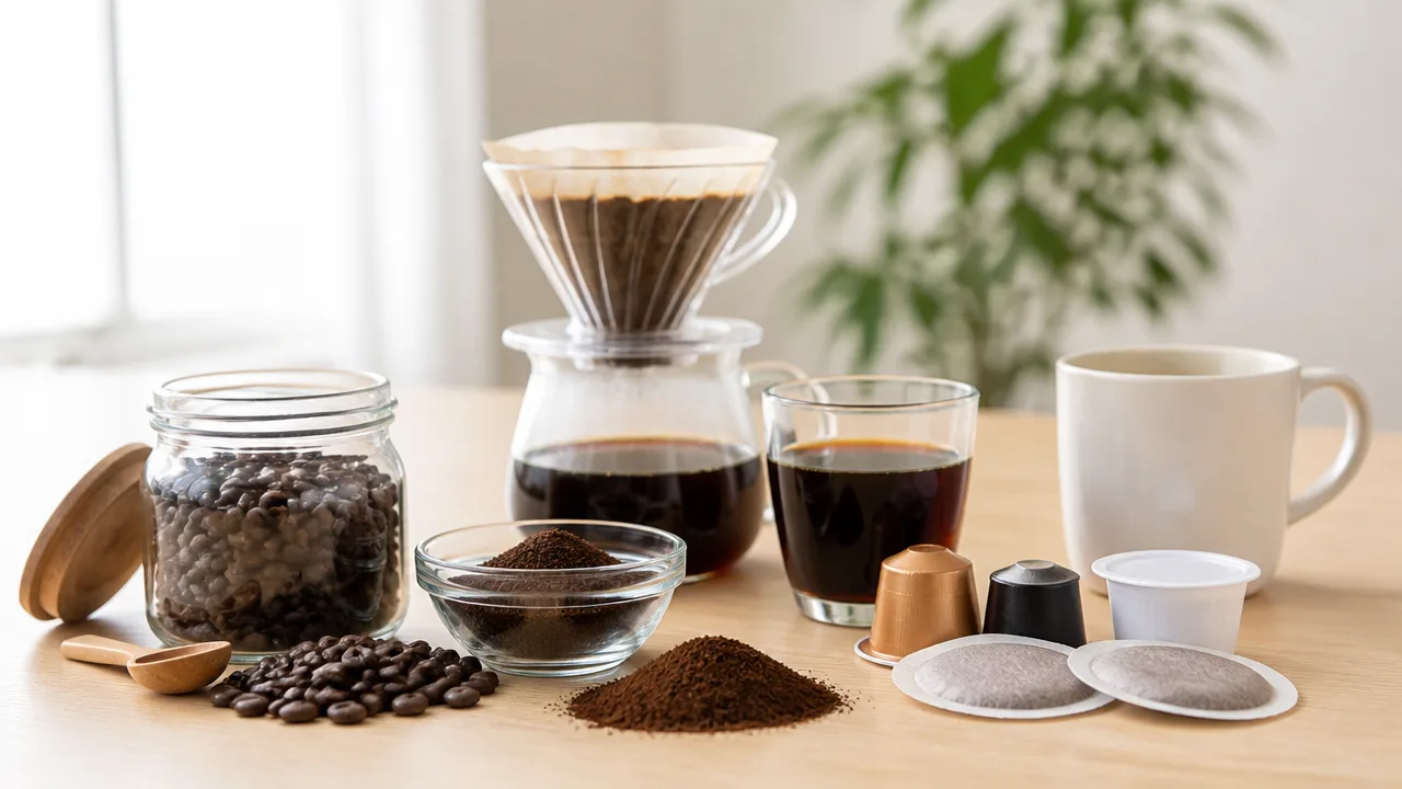 コーヒーの種類を初心者向けに解説、好みの一杯を選ぶ基本ガイド