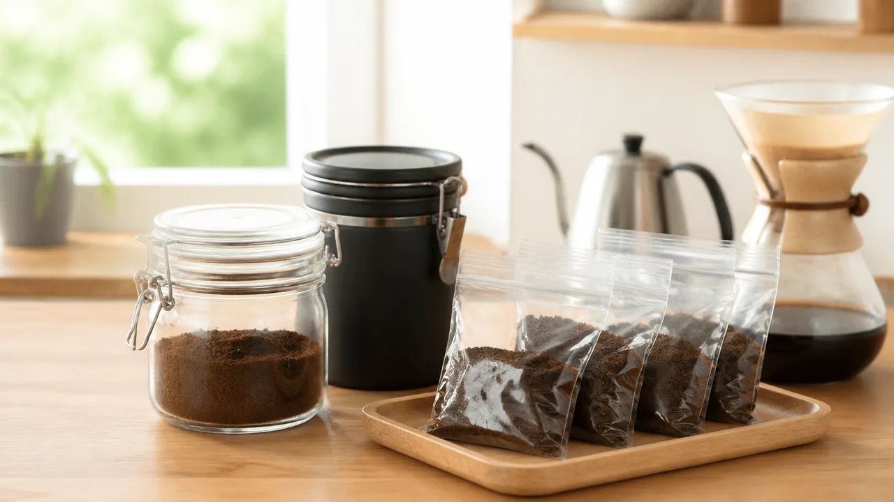 コーヒー粉の保存方法は?鮮度を保つ容器と置き場所のコツ