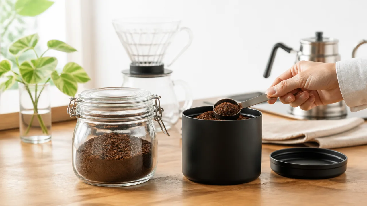 コーヒー粉の保存方法は?鮮度を保つ容器と置き場所のコツ